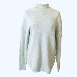 Women's Gap Soft Light Blue Turtleneck Sweater Size XL Tall
